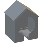 Key Holder Birdhouse