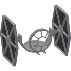 Echo Dot Tie Fighter Stand