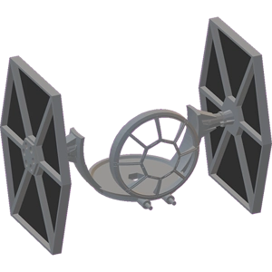 Echo Dot Tie Fighter Stand