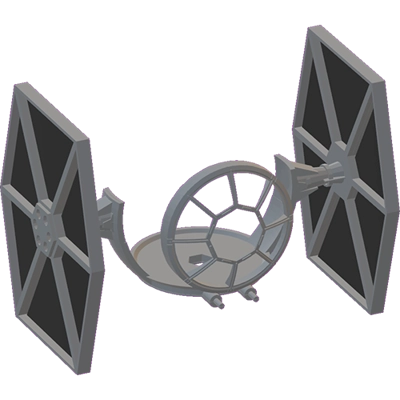 Echo Dot Tie Fighter Stand