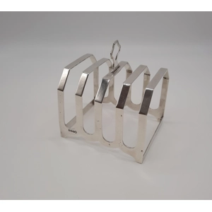 Sterling Silver Toast Rack - Hallmarked 1935 with George V Jubilee Hallmark Sterling Silver Toast Rack - Hallmarked 1935 with George V Jubilee Hallmark