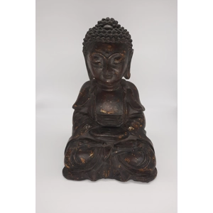 Vintage Bronze Buddha in Lotus Position