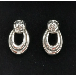 Sterling Silver Rennie Mackintosh Inspired Stud Earrings by Kit Heath