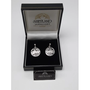 Shetland Silver Sleipnir Drop Earrings in Original Box