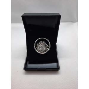 Vintage Sterling Silver Clipper Boat Brooch