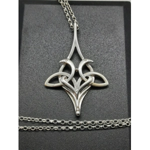 Sterling Silver Ola Gorie Kells Bird Pendant and Chain