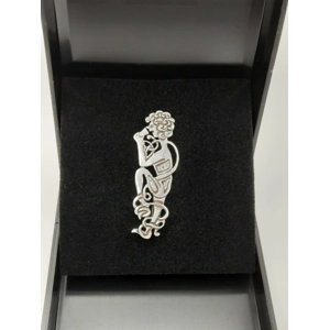 Sterling Silver Irish Mythological Brooch - Hallmarked Dublin 1988