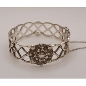 Sterling Silver Antique Bangle by Joseph Cook & Son - Hallmarked 1914