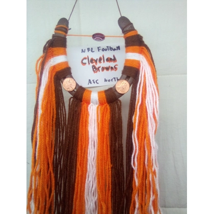 NFL football Cleveland browns horseshoe