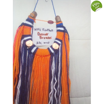 NFL football Denver broncos horseshoe