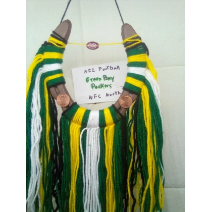 NFL football green bay Packers horseshoe