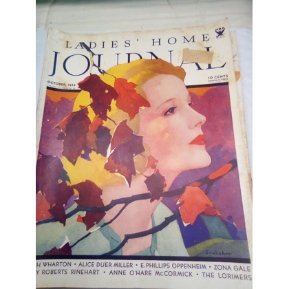 Lady's home journal magazine Oct 1933
