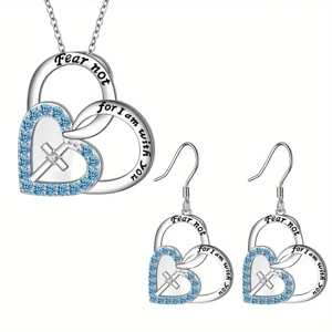 Fear Not Heart Necklace Set
