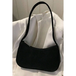 Black Corduroy Shoulder Bag