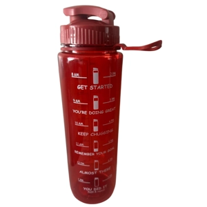 Get Started ... You Did It Red Water Bottle