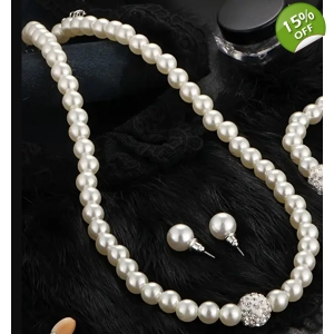 Pearl Necklace Set