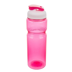 Redish Pink Snap Lid Water Bottle