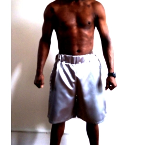 Mens silver boxer shorts