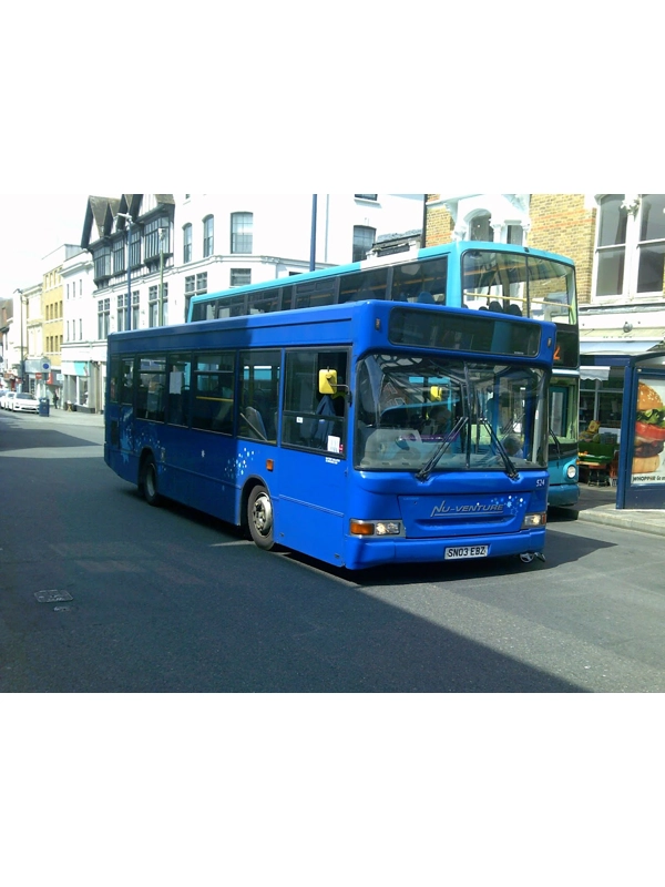 sn03ebz nu venture bus at maidstone in kent