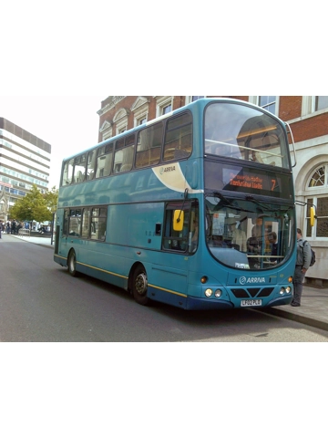 lf02plo arriva bus at maidstone in kent