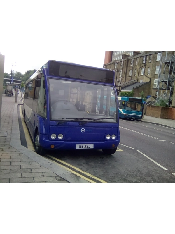 e8asd asd coaches bus at chatham in kent