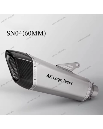 Akrapovic 61mm Exhaust Universal fit for Sport/Adventure/Touring