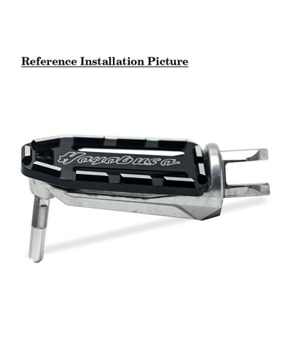 Front Foot Pedal Pad Foot Peg 3D Covers For Hayabusa 99-20