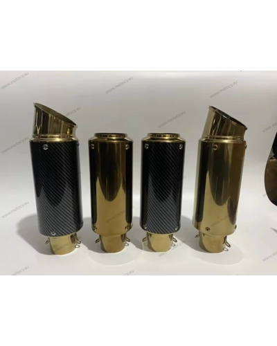 Gold & Carbon 51mm SC Project CR-T Universal Exhaust
