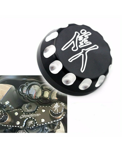 Cap Covers Set 3D CNC Triple Tree Stem Yoke Fork Cover For Hayabusa 08-20