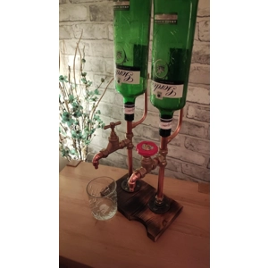 Handcrafted Copper Drinks Double Dispenser with Free Glasses. Ideal Wedding Day / Retirement gift- Handcrafted Copper Drinks Double Dispenser with Free Glasses. Ideal Wedding Day / Retirement gift-