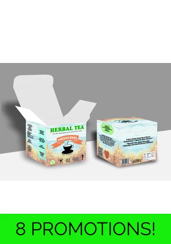 Dry herbal tea bags ind..
