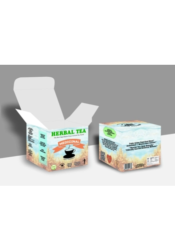 Dry herbal tea bags individually wrapped