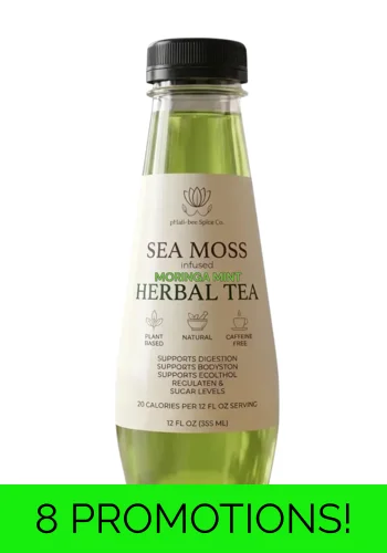 Moringa Mint Sea Moss Tea