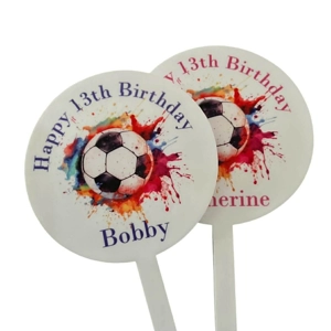 Personalised football cake topper buttons and bows
Kettering
Northants