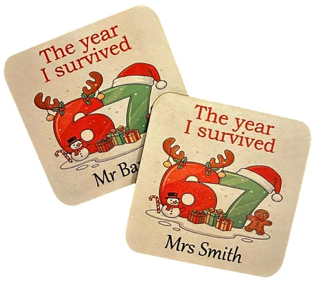 Personalised I survived 67 Coasters