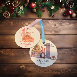 Acrylic My 1st Christmas Bauble