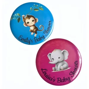 Prsonalised-Baby-shower-badges