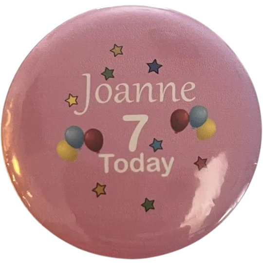 Custom made Personalised badge
Buttons and bows Kettering Northamptonshire