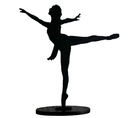 Female Ballet Dancer Silhouette Figure