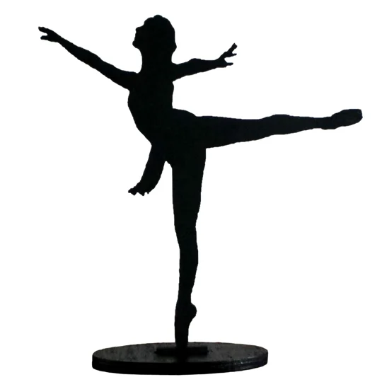 Female Ballet Dancer Silhouette Figure