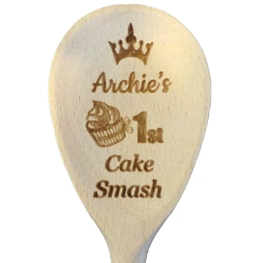 Personalised Cake Smash Spoon