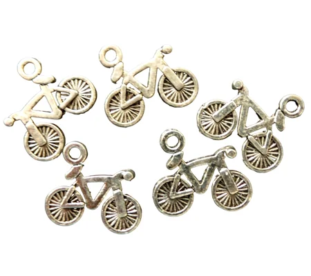 5 x Bicycle Bike Metal Charms.
