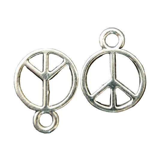 cnd peace symbol double metal necklace charms Kettering Northamptonshire