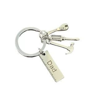 Dad Metal Keyring with DIY Tools