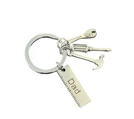 Dad Metal Keyring with DIY Tools