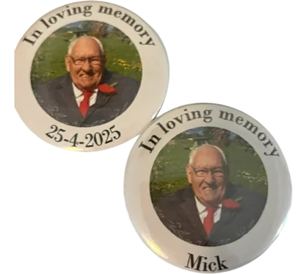 Personalised In loving memory Badge