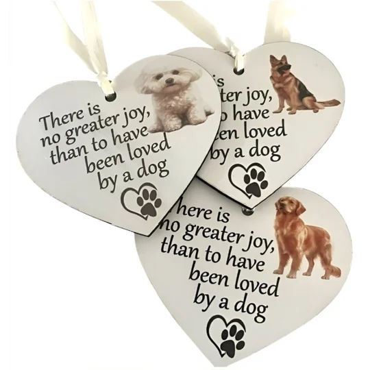 Love of a dog Heart by Buttons and Bows Kettering.