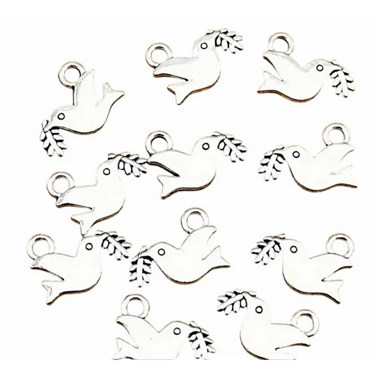 Dove of Peace Metal Charms