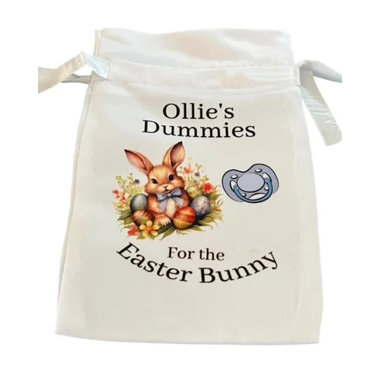 Personalised Dummy Easter Bunny Bag