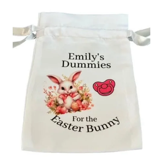 Personalised Dummy Easter Bunny Bag